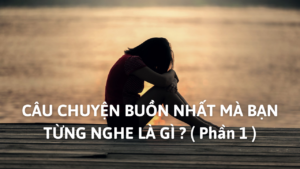 CÂU CHUYỆN BUỒN NHẤT MÀ BẠN TỪNG NGHE LÀ GÌ ? ( Phần 1 )-Weibo24h.com