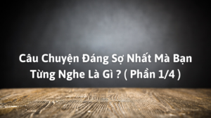 Câu chuyện đáng sợ nhất mà bạn từng nghe là gì ? ( Phần 1/4 )-Weibo24h.com