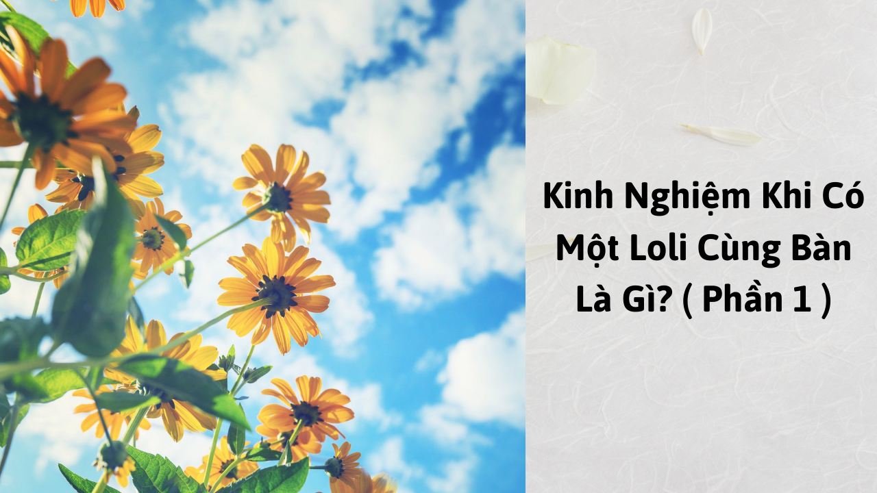 Kinh nghiệm khi có một loli cùng bàn là gì? ( Phần 1 )-Weibo24h.com