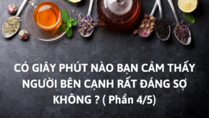 CÓ GIÂY PHÚT NÀO BẠN CẢM THẤY NGƯỜI BÊN CẠNH RẤT ĐÁNG SỢ KHÔNG ? ( Phần 4/5)-Weibo24h.com